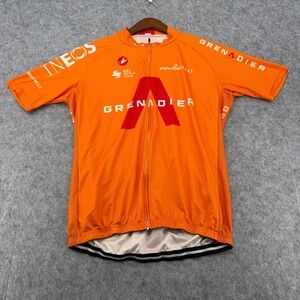 Castelli Men Orange INEOS Grenadier UCI World Team Cycling Jersey  XXXL